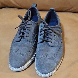 Cole Haan Men's Suede Oxford Shoes - Blue